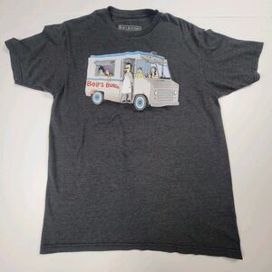 Ripple Junction Bob's Burgers Large Gray Graphic Short Sleeve Shirt